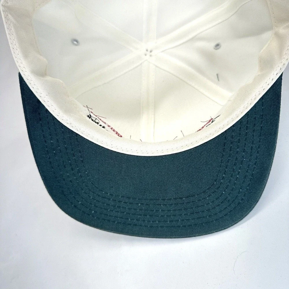 K-Products Americas Alfalfa University 1997 Hat Off White Snapback Embroidered